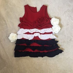 Adorable Red, White and Blue Dress